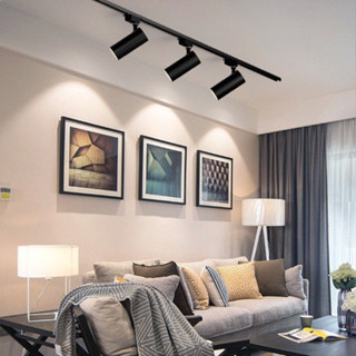 Combo 3 Đèn Rọi Ray 12W +Thanh Ray 1 Mét, Đèn Rọi Ống Bơ Gắn Tường Trang Trí Nhà Cửa