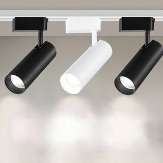 Combo 3 đèn rọi ray công suất 40w +thanh ray 1 mét, đèn rọi cob gắn tường trang trí shop