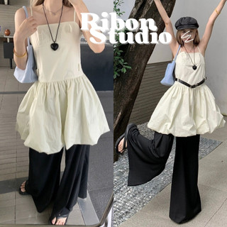 Váy 2S Dáng Bí RIBON Đầm đi biển Xòe Vải cotton mát Thiết Kế Hàn Quốc cá tính Sang Trọng