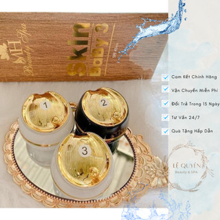  Bộ Kem Dưỡng Skin Baby 3 MH Beauty Spa giúp làm mờ nám trắng da se khít lỗ chân lông 