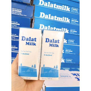 Sữa Tươi Dalat Milk 180ml [Thùng 48hộp x 180ml]