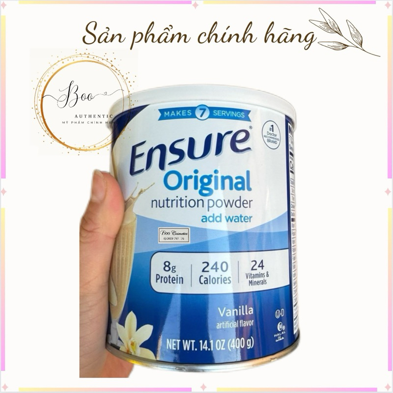 [Date 01/2026] SỮA BỘT ENSURE 400g [hàng mỹ]