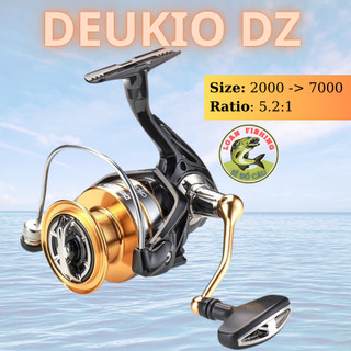 Máy câu kim loại deukio dz, đủ size 2000, 3000, 4000, 5000, 6000, 7000