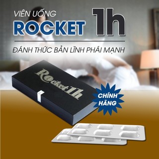 Viên Uống Chính Hãng Hỗ Trợ Sức Khoẻ Nam Giới Rocket 1h Vỉ 6 Viên - Tăng Cường Sinh Lý Nam Giới