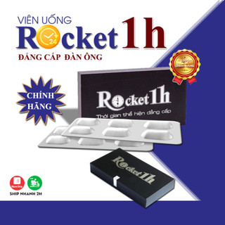 Viên uống chính hãng hỗ trợ sức khoẻ nam giới rocket 1h vỉ 6 viên - tăng cường sinh lý nam giới