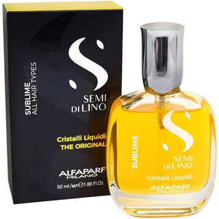 Tinh dầu SDL bóng mượt cho mọi loại tóc Alfaparf Milano Semi Di Lino Cristalli Liquidi THE ORIGINAL 50ml