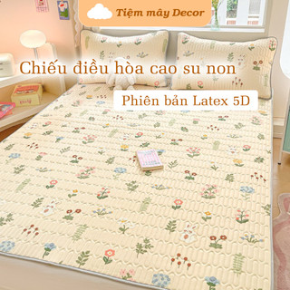 [HÀNG ĐẸP] Chiếu điều hòa cao su non Latex 5D Tencel nhập khẩu, siêu thoáng mát, chiếu điều hòa 5D