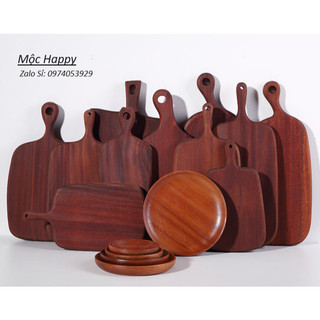 Khay gỗ Decor, Thớt gỗ, Khay gỗ đựng đồ ăn kiểu nhật Nhiều Kích Thước