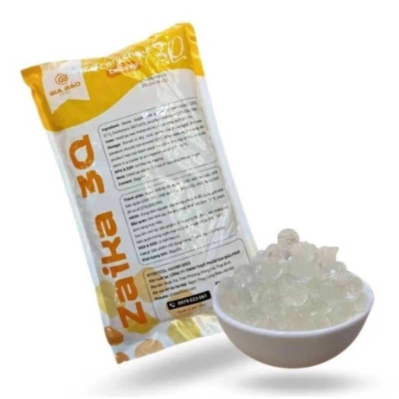 Trân châu 3Q dùng sẵn Zaika - Gói 2kg