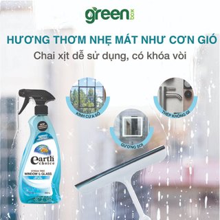 Bình xịt hữu cơ vệ sinh kính Earth Choice 600ml - NK Úc