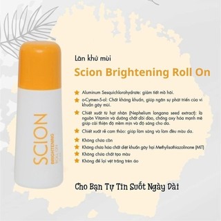 Lăn Khử Mùi Scion Nuskin 75ml - Hiệu Quả Trong 48h