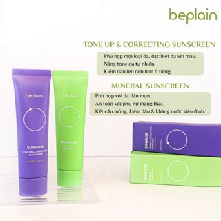 Kem chống nắng beplain sunmuse spf 50+ pa++++ 50ml