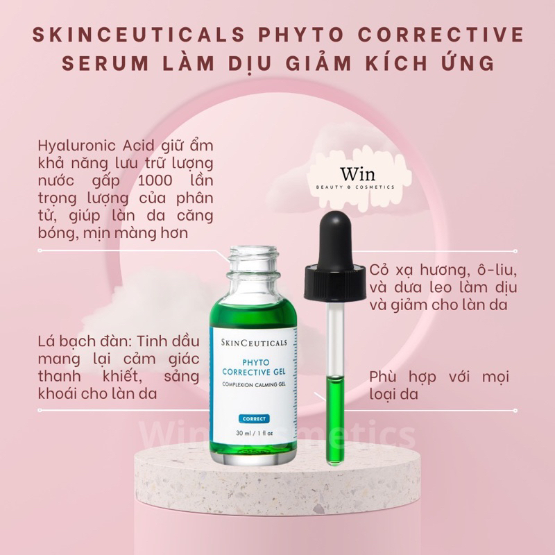 [Hàng Cty] Serum SkinCeuticals PHYTO CORRECTIVE GEL làm dịu kích ứng -  Wincosmetic