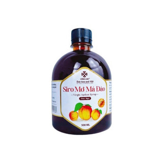 Siro Mơ Má Đào chai chiết 100ml dùng pha chế đồ uống