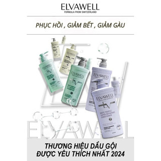 Bộ Dầu Gội Xả Elvawell 500ml/1000ml Chiết Xuất Nấm Truffle Giúp Giảm Rụng Tóc Giảm Gàu Phục Hồi Tóc Suôn Mượt
