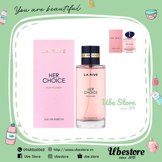 NƯỚC HOA LA RIVE HER CHOICE EDP 100ML (dupe MY WAY)