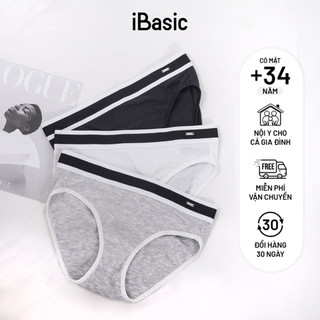 Quần lót nữ phom bikini cotton rib iBasic PANY086
