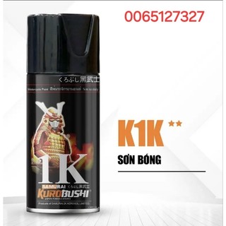 sơn xịt samurai màu bóng trong ( không màu). Mã k1k**