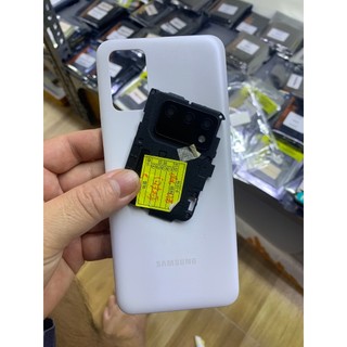 Lưng vỏ ko kèm khung xương samsung A03s, kèm kính cam, phím volume, khay sim
