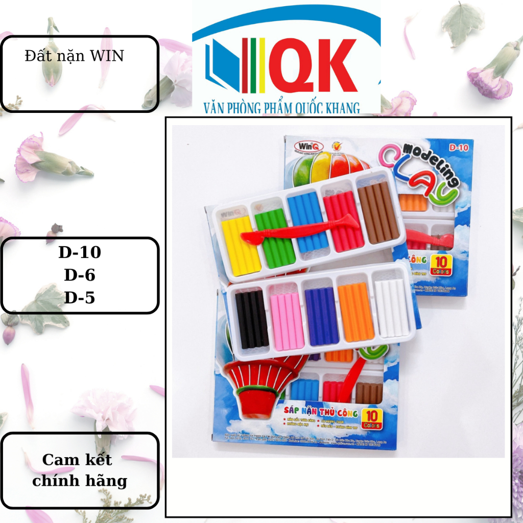 Đất sáp nặn thơm cho bé winq 10 màu D-10