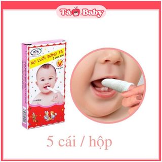 Rơ lưỡi cho bé tưa lưỡi Đông Fa vệ sinh lưỡi miệng cho trẻ sơ sinh chống biếng ăn RL01