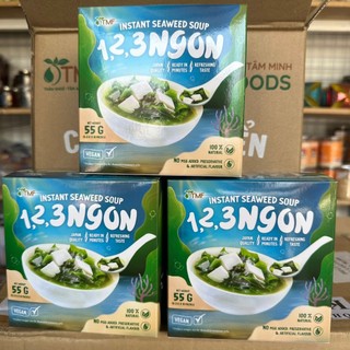 [Combo 3 hộp]Canh Dưỡng Sinh Rong Biển Tâm Minh hộp 55g