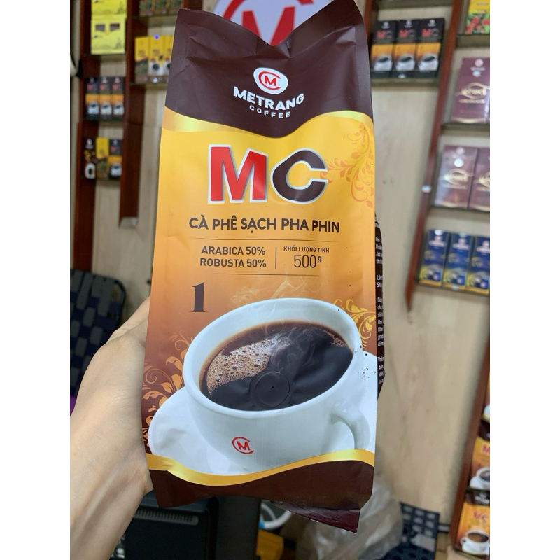 [Mê Trang] Cà Phê Bột MC1 500g – Xay Sẵn Pha Phin – Không Tẩm – Arabica Robusta – Đậm Vị, Ít Chua - 