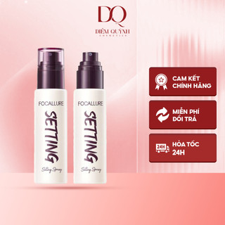 Xịt khoáng focallure, chai xịt khóa cố định lớp trang điểm, lâu trôi nhẹ 65g - fa352