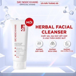 Sữa Rửa Mặt Sắc Ngọc Khang Chiết Xuất 5 Loại Thảo Dược Thiên Nhiên Giúp Làm Sạch Dịu Nhẹ, Dưỡng Da Sáng Mịn Đều Màu 50g