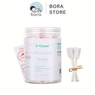 Que tưa lưỡi, rơ lưỡi V-coool, hộp 30 que