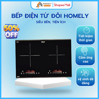 Bếp Điện Từ Đôi 02 từ Homely HL-912, HL922 điện áp 220V công suất 2000W 2 bếp tiện lợi sử dụng hàng chính hãng