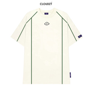 Áo thun nữ nam unisex tay lỡ phông local brand form rộng teen cổ tròn oversize  CLOUDZY AT BORDER