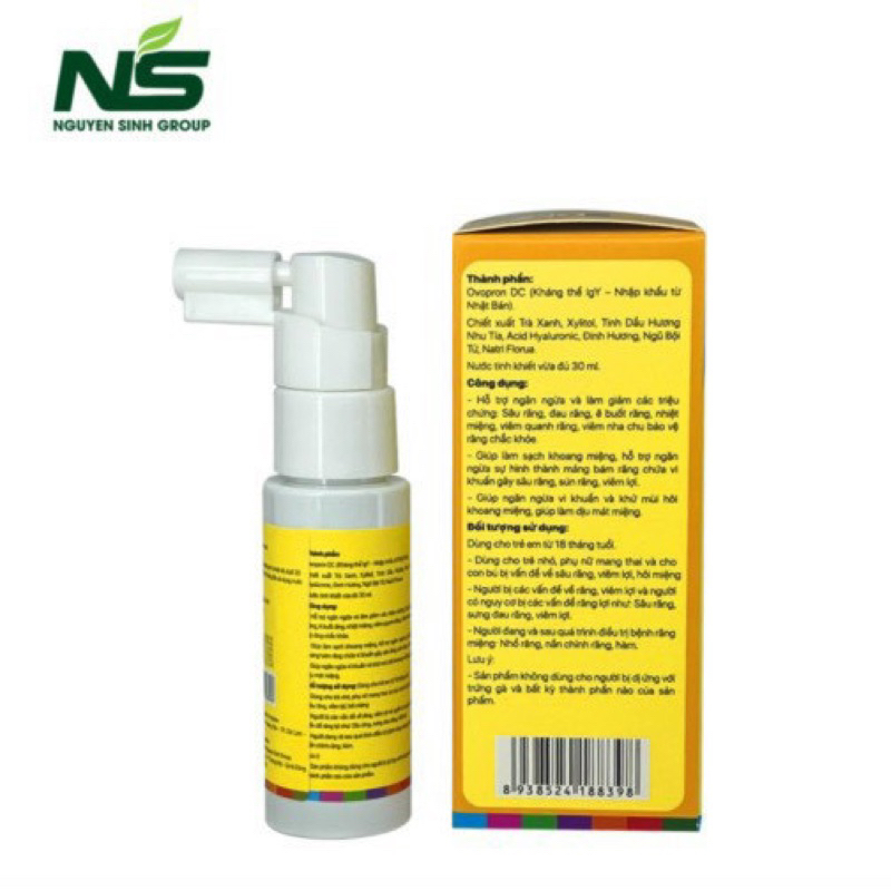 Xịt Sâu Răng DENTAL NATURE NSG