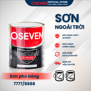 Sơn phủ bóng gỗ pu ngoài trời 7777/ 8888 - sơn gỗ ngoài trời - sơn gỗ oseven