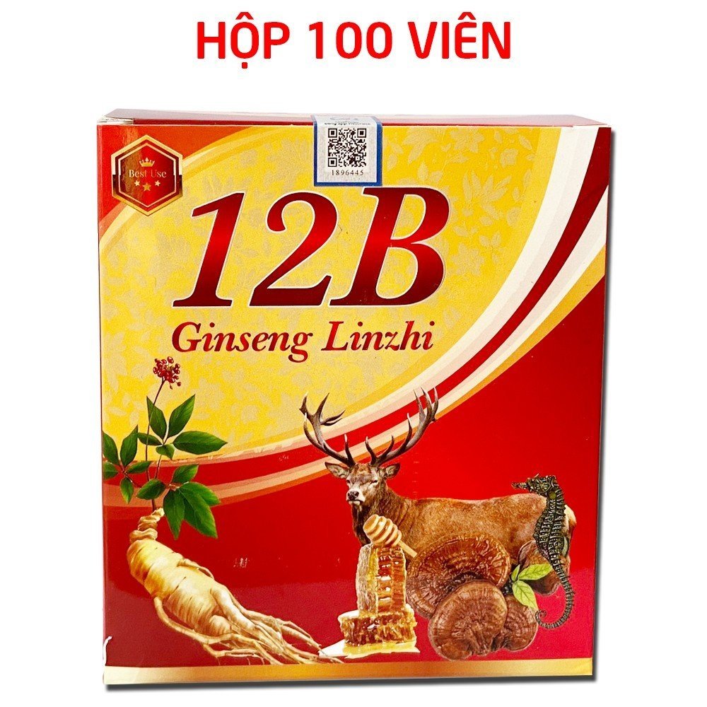 Vitamin tổng hợp 12B With Ginseng bồi bổ cơ thể, tăng sức đề kháng - 100 viên [12B Ginseng]