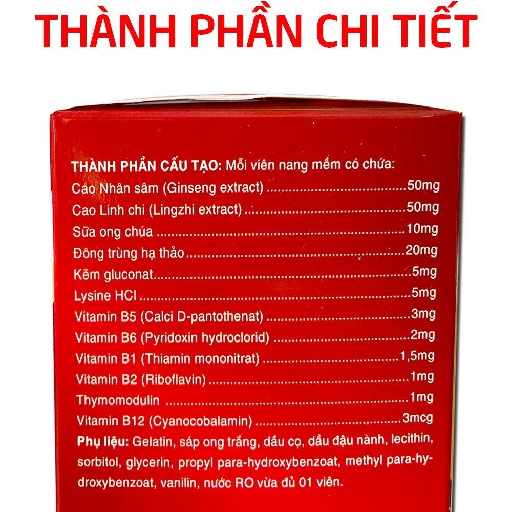Vitamin tổng hợp 12B With Ginseng bồi bổ cơ thể, tăng sức đề kháng - 100 viên [12B Ginseng]