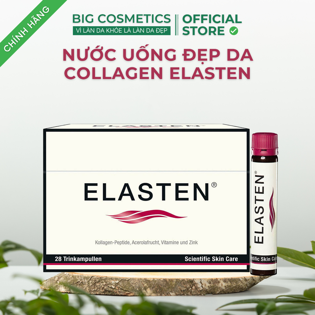 [Hàng Công Ty] Nước Uống COLLAGEN ELASTEN Giúp Da Căng Mịn Chống Lão Hóa - Collagen Số 1 Tại Đức