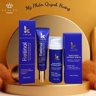 Combo 2 sản phẩm : kem dưỡng retinol & serum dưỡng ngăn ngừa lão hoá căng bóng da k lady care . . . . . . . . .