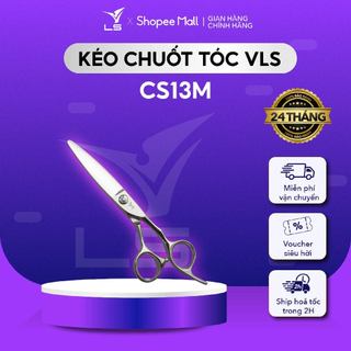 Kéo chuốt tóc VLS lưỡi cong một lưỡi sắc offset vênh đỡ ngón cố định CS13M