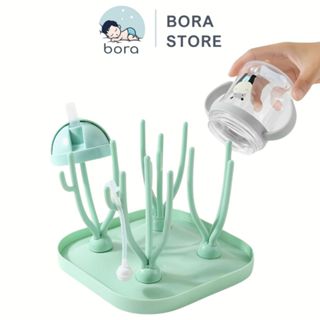 Khay úp bình sữa, núm ti cho bé