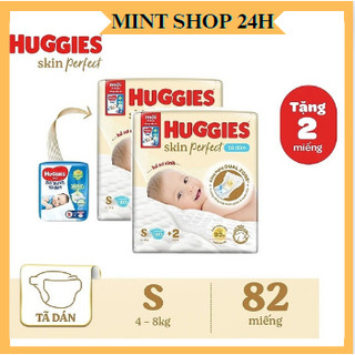 [HỎA TỐC] tã dán huggies skincare size M76+3/L68  mới mỏng 0.2cm