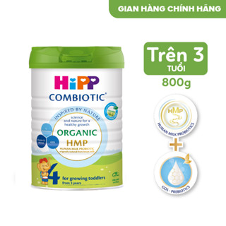 Sữa bột công thức HiPP 4 Organic Combiotic 800g (dành cho trẻ từ 3 tuổi)