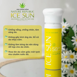 Kem chống nắng ICE Sun hàn quốc mẫu mới nhất năm 2024