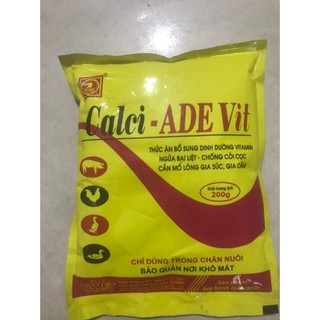 Calci-ADE vit/ canxi ADE vit dùng cho chó, mèo, gia súc, gia cầm