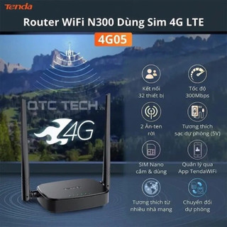 Tenda router 4G model 4G03 4G05 sử dụng sim phát wifi