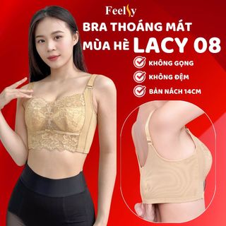 Áo Ngực Định Hình Bản To Chống Hằn Feelsy Lacy08 Giảm Mỡ Lưng Nâng Ngực Chống Xệ