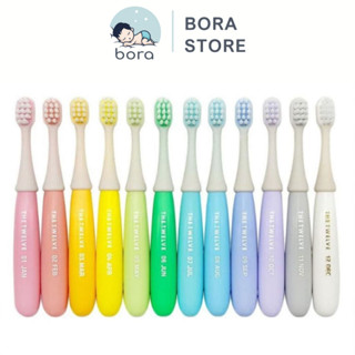 Bàn chải đánh răng lông tơ mềm The Twelve Hàn Quốc cho bé từ 12-36 tháng