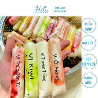 500g Túi làm sữa chua, túi nilong làm kem tiện lợi, size 4x16, 5x12cm - Hilu.vn