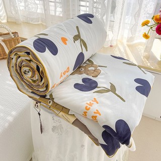 Chăn Hè Cotton Đũi Hàn Quốc mền hè đũi siêu mát lạnh mùa hè