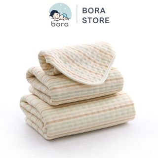Tấm lót chống thấm cotton hữu cơ tự nhiên 4 lớp, thoáng khí
